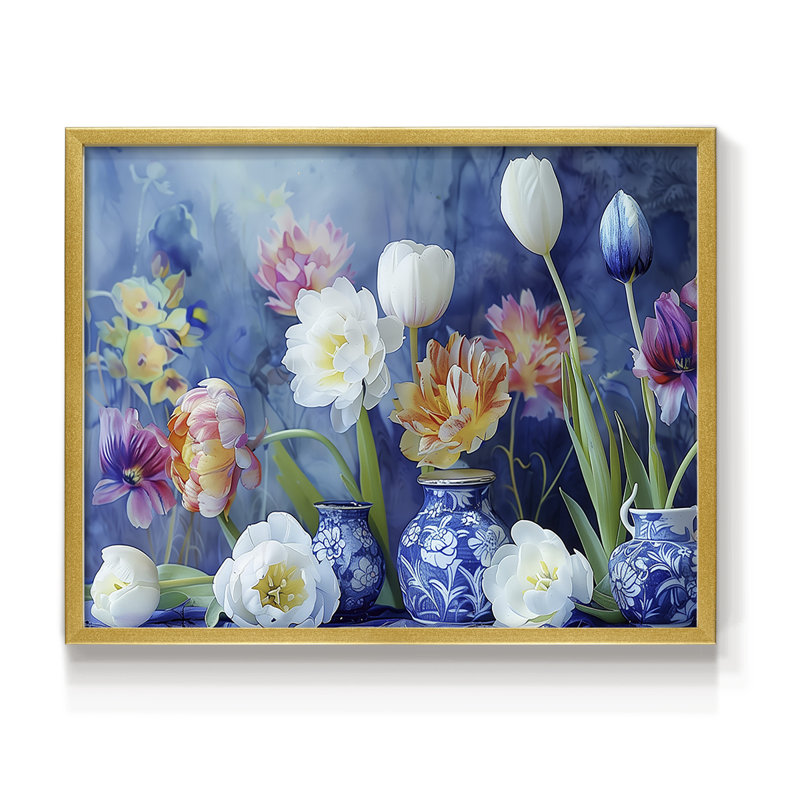 Floral Series-CX -Framed Print - Restickable