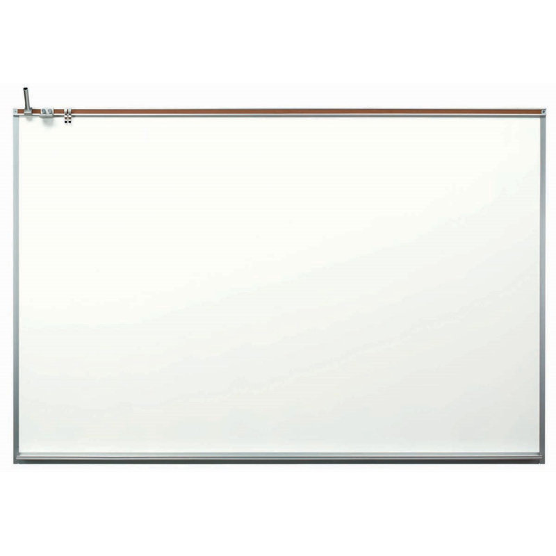 AARCO Yes Aluminium Whiteboard, High Gloss White, 48" x 72"