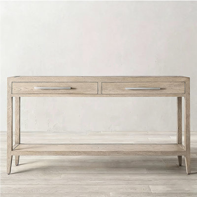 American-style country solid wood entrance table