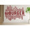 Décoration murale Burger, décoration de restaurant, décoration murale Burger