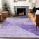 Premium Machine Washable Prisco Purple Rug