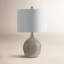Lampe standard argentée 19 "Orsa Avalene