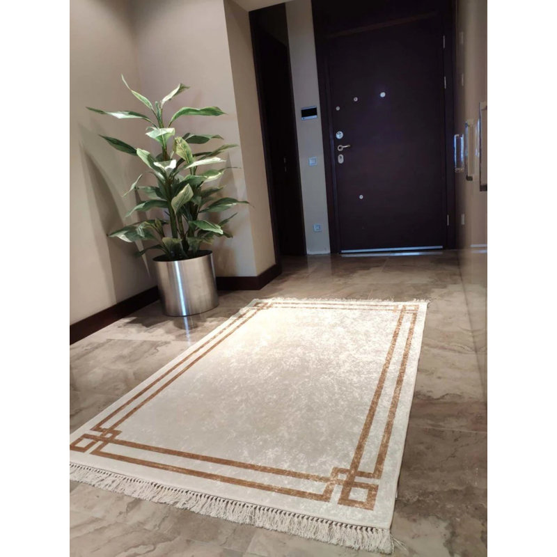 Tapis Masanao avec envers antidérapant, Tapis de couloir 3 pi 11 po x 10 pi 6 po