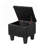 Large Storage Ottoman Bench Set, 3 In 1 Combination Ottoman