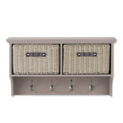 Anita Solid Wood Cube Shelf