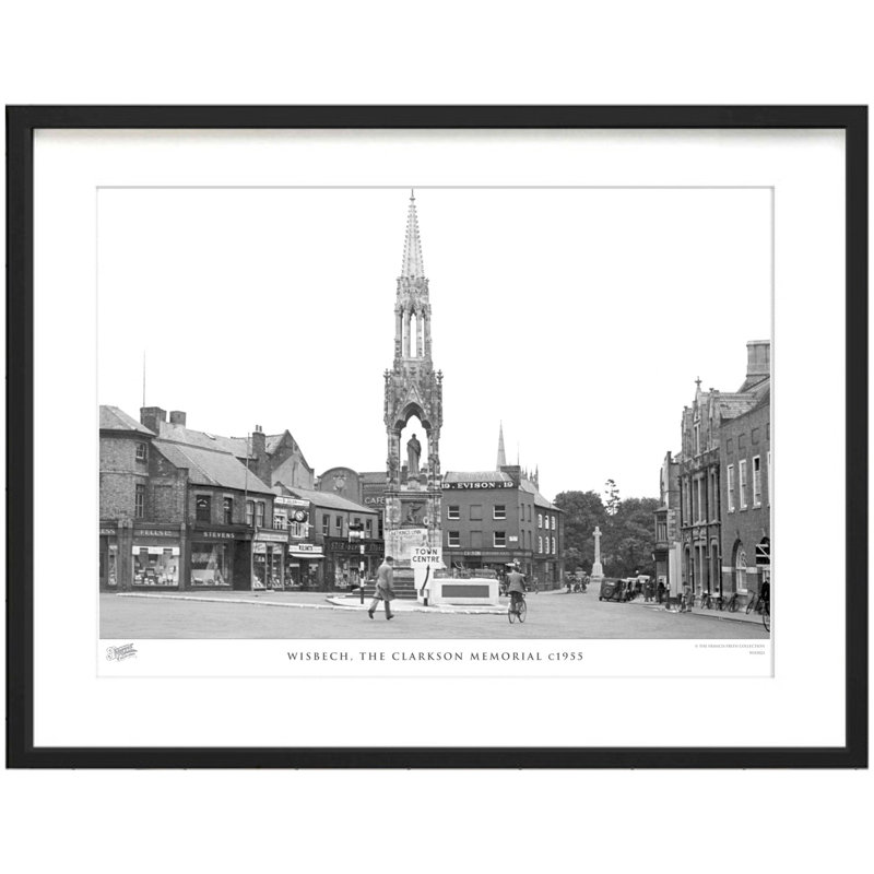 Wisbech, The Clarkson Memorial C1955 by Francis Frith - Single Picture Frame Print, 40cm H x 50cm W x 2.3cm D
