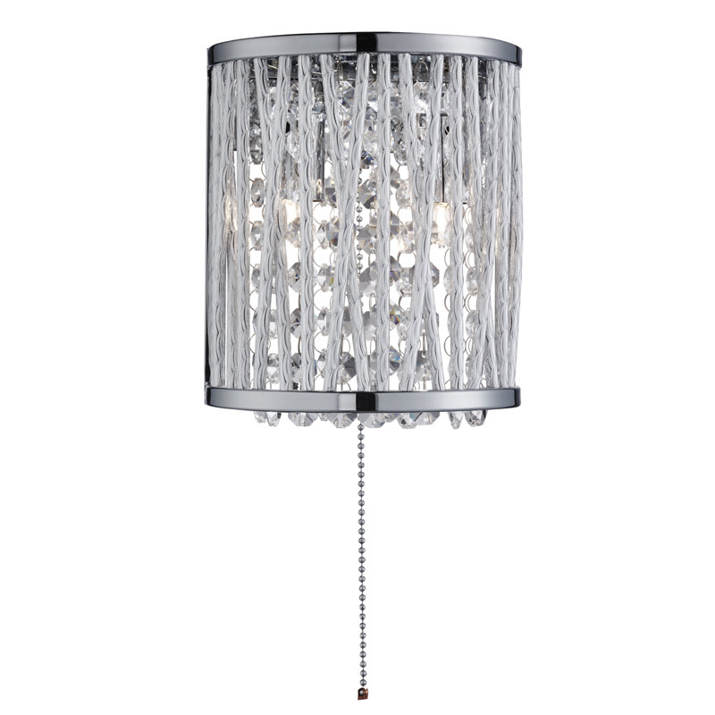 Ashlynn Mild Steel Plug-in Flush Mounted Sconce