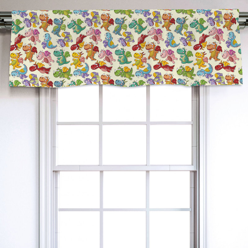 Sateen Ruffled Window Valance
