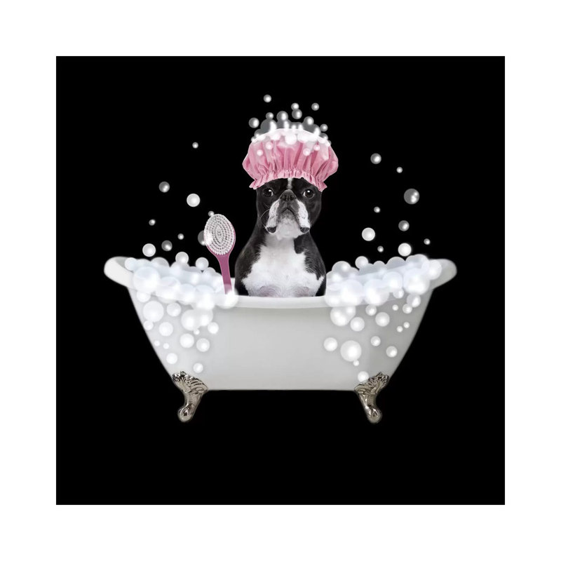 Bath Time Bubbles 4 by Marcus Prime - Wrapped Canvas Print, 66.04 cm H x 66.04 cm W x 1.91 cm D