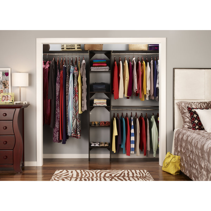 SuiteSymphony Closet System, 25" W, Espresso