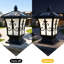 Lampadaire solaire solaire à double alimentation Ip65 imperméable avec télécommande pour cour de jardin