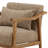 Makinna Rubberwood and Poly Velvet Upholstered Armchair-350998428