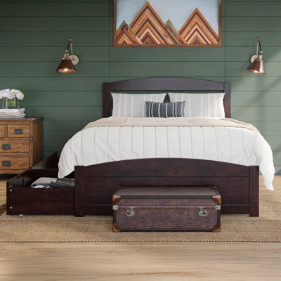 Elliana Solid Wood Slat Storage Bed