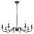 Aretzy 8-Light Dimmable Classic Candle Style Rustic Linear Farmhouse Chandelier for Kitchen Island-2046711346