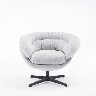 Upholstered Swivel Accent Chair
