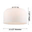 Amberlynn - Bronze huilé - Plafonnier semi-encastré-1393285231-1393285233
