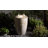 Ivory Ceramic Bird & Dandelion Fountain, Decorative Water Fountain with LED Lights and Quiet Pump, Indoor Outdoor Water Feature for Patio, Garden, Deck, Balcony, Office and Home Décor, Relaxing Cascading Water Design-129619019