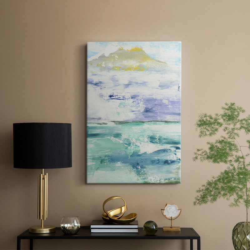 Paysage marin fantastique - Cavas enveloppés de galerie, H 36 po x l 24 po