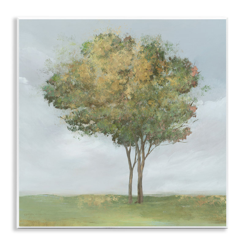 «Looming Spring Tree Bloom», plaque murale par Ian C.
