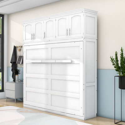 Arrabella Multi-Function Murphy Bed with Flexible Slats and Shelves