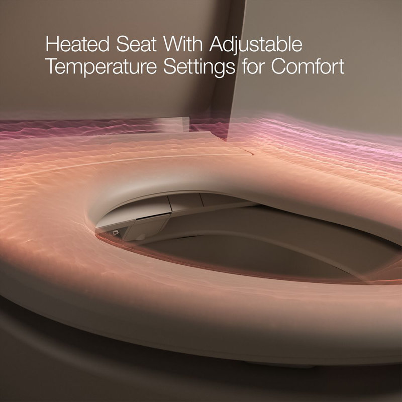 Leap™ One-Piece Elongated Smart Toilet, Dual-Flush
