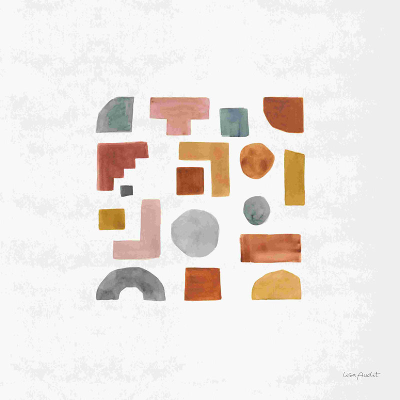 " Shapes And Forms 03 " by Lisa Audit, 12" H x 12" W  