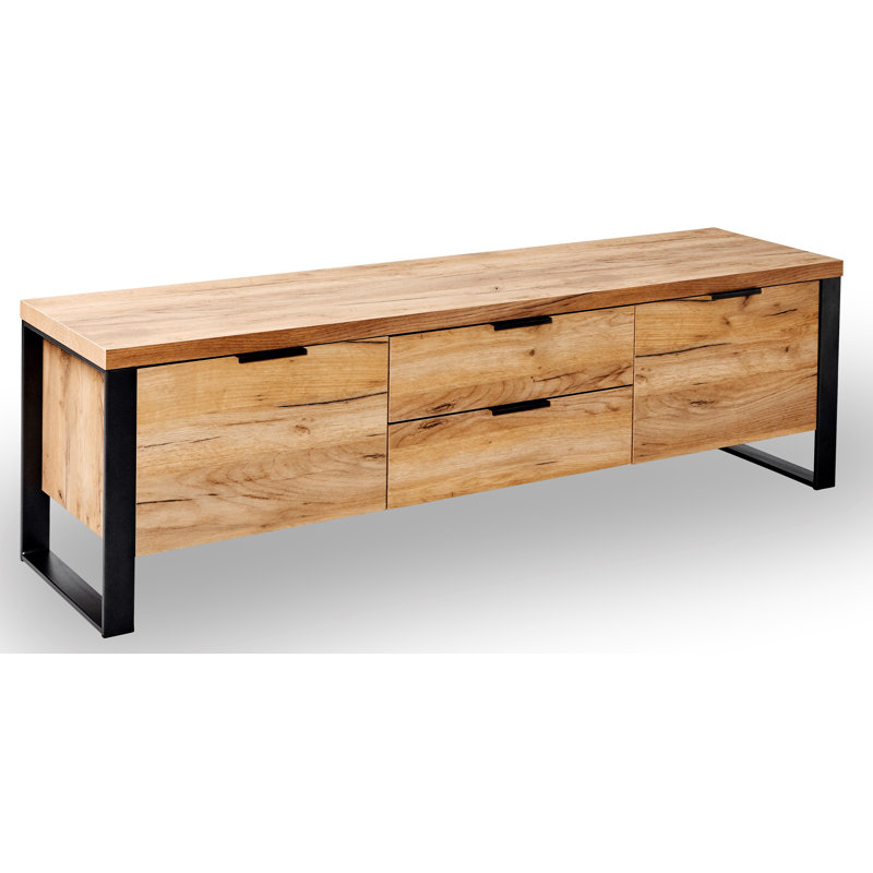 Apogee TV Stand for TVs up to 65", Heart Oak