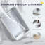 Cat Stainless Steel Cat Litter Box For Big Cats With Flip Cover