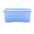 Wham Crystal 45L Plastic Storage Box Pack of 3 Tint Sparkle Blue