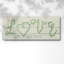 Toile tendue Shiplap Vines Love-Gallery-1113652982