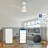 Gedin 52” Ceiling Fan with Light and Solid Wood Fan Blades