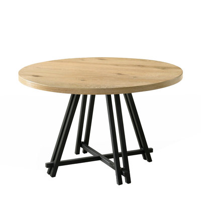 Round Dining Table With Metal Base