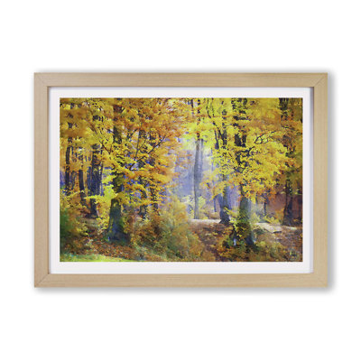 Forest in the Fall - Framed Print