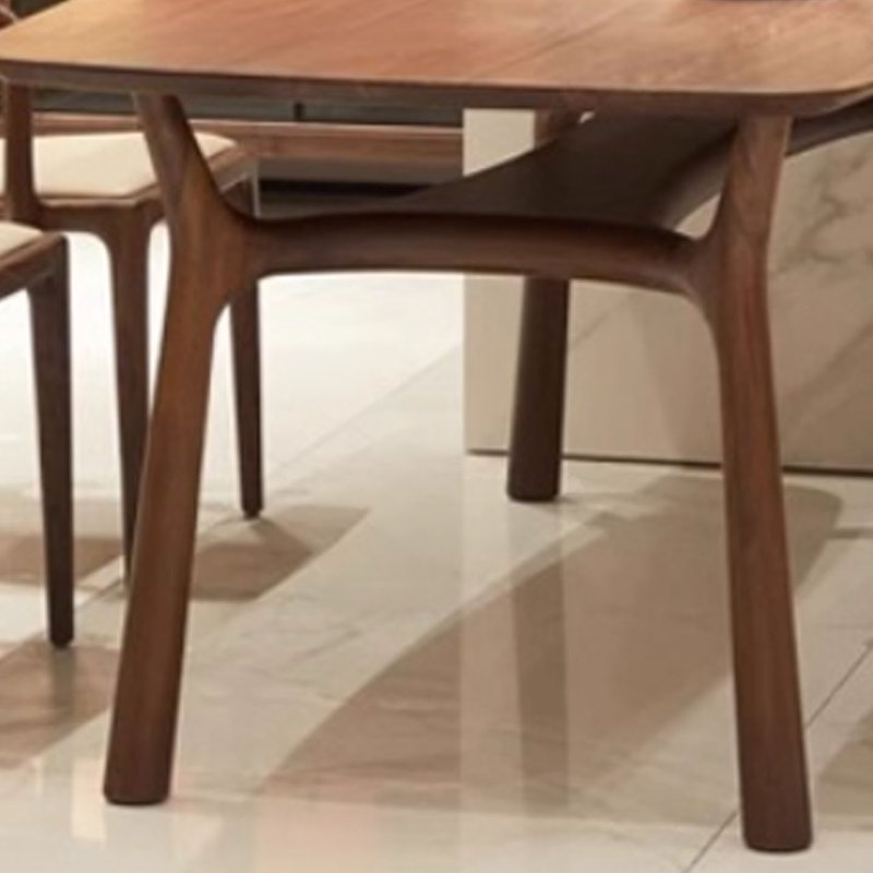 Solid walnut mortise and tenon desk