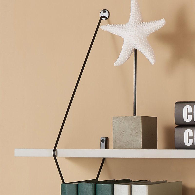Staats 2 Piece Tiered Shelf, Grey/Black