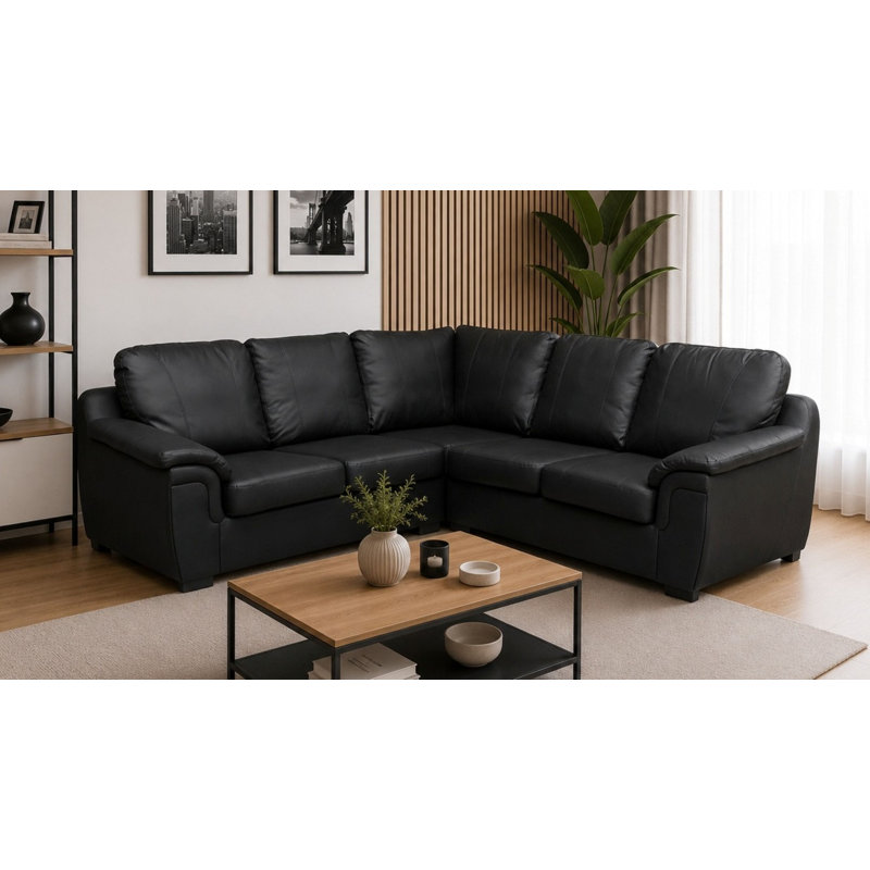Cheswick Corner Sofa, Black
