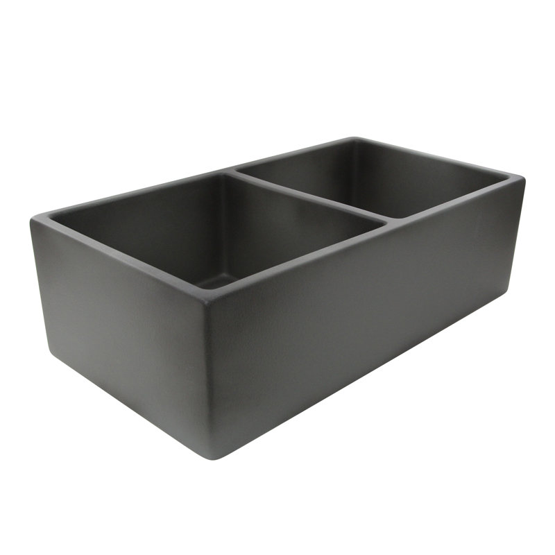 Vineyard 33'' L Double Basin Kitchen Sink
