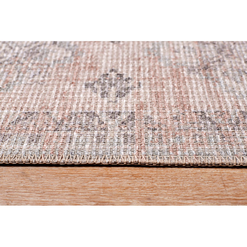 Larock Washable Southwestern Indoor Rug, Rectangle 1'10" x 2'10"