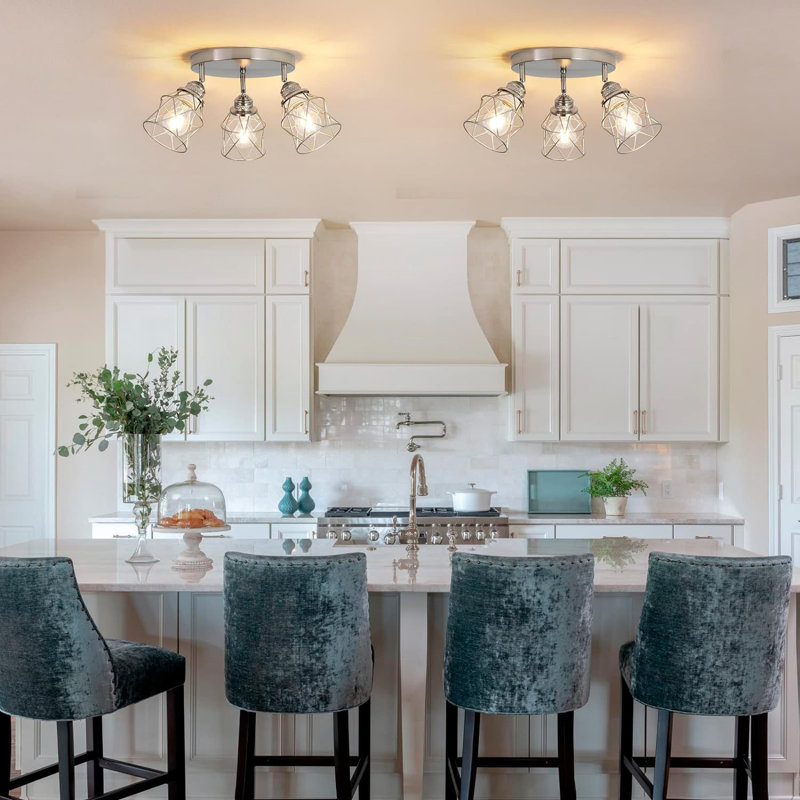 Kitchen Lighting Fixtures, Brushed Nickel