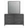 Commode double 6 tiroirs en bois massif avec miroir Annet