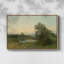 Paysage rétro - DCLVI, toile tendue avec châssis encadré-946767854-946634772