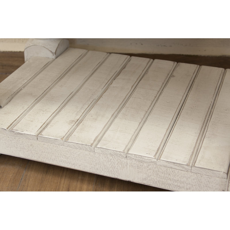 Table de chevet 1 tiroir Berchie, Blanc