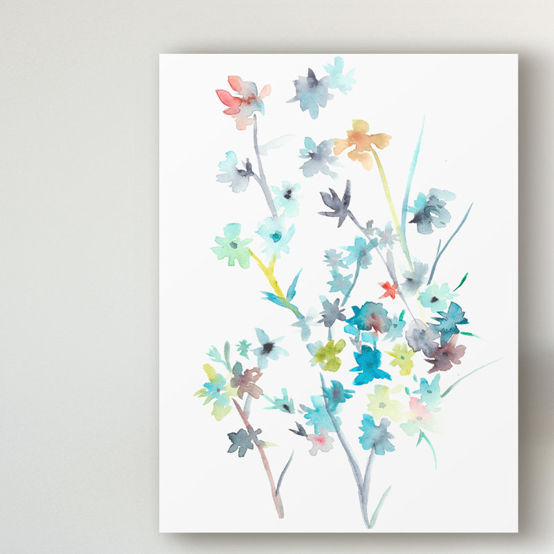 « spring soiree i », peinture sur toile tendue, H 19 po x l 14 po x P 2 po