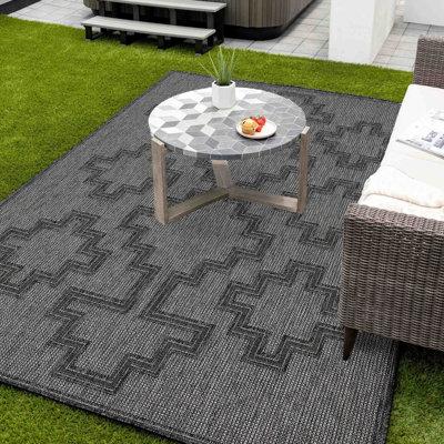 Tapis gris anthracite Marialba