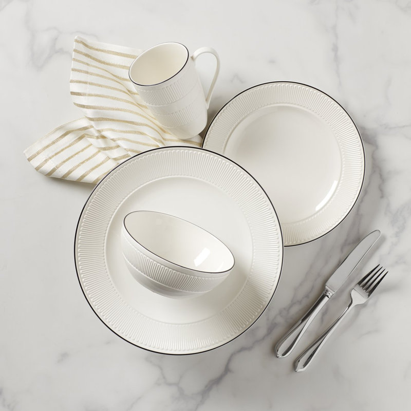 York Avenue Stoneware Dinnerware Set