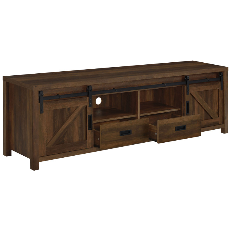 2-Door Engineered Wood TV Stand
