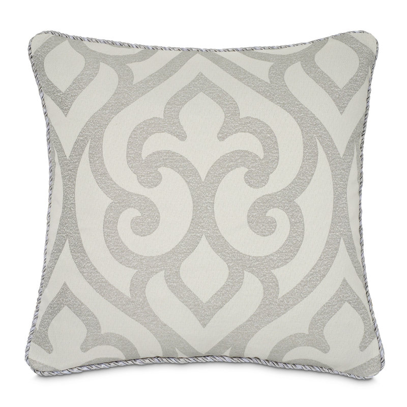 Canterbury Comforter Set - Silver, Queen Comforter + 4 Shams + 2 Pillows