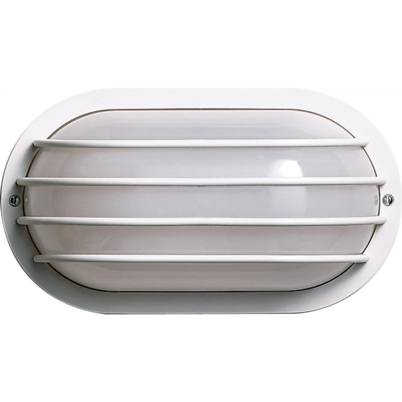 Chapple 1 - Bulb Outdoor Bulkhead Light, White