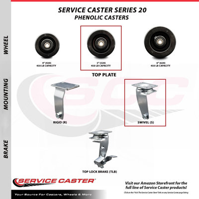 Phenolic Wheel Swivel Caster with Ball Bearing