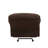 Chocolate Glider Recliner With Pillow Top Armrest-579605346